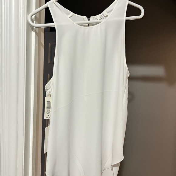 Aritzia Wilfred sleeveless long blouse in white, size Medium - Picture 1 of 4